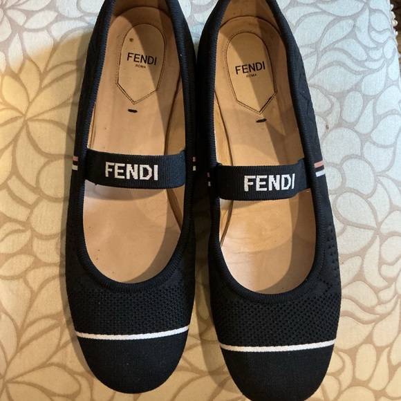 Authentic Fendi Marie Antoinette Ballet/Mary Jane Shoes